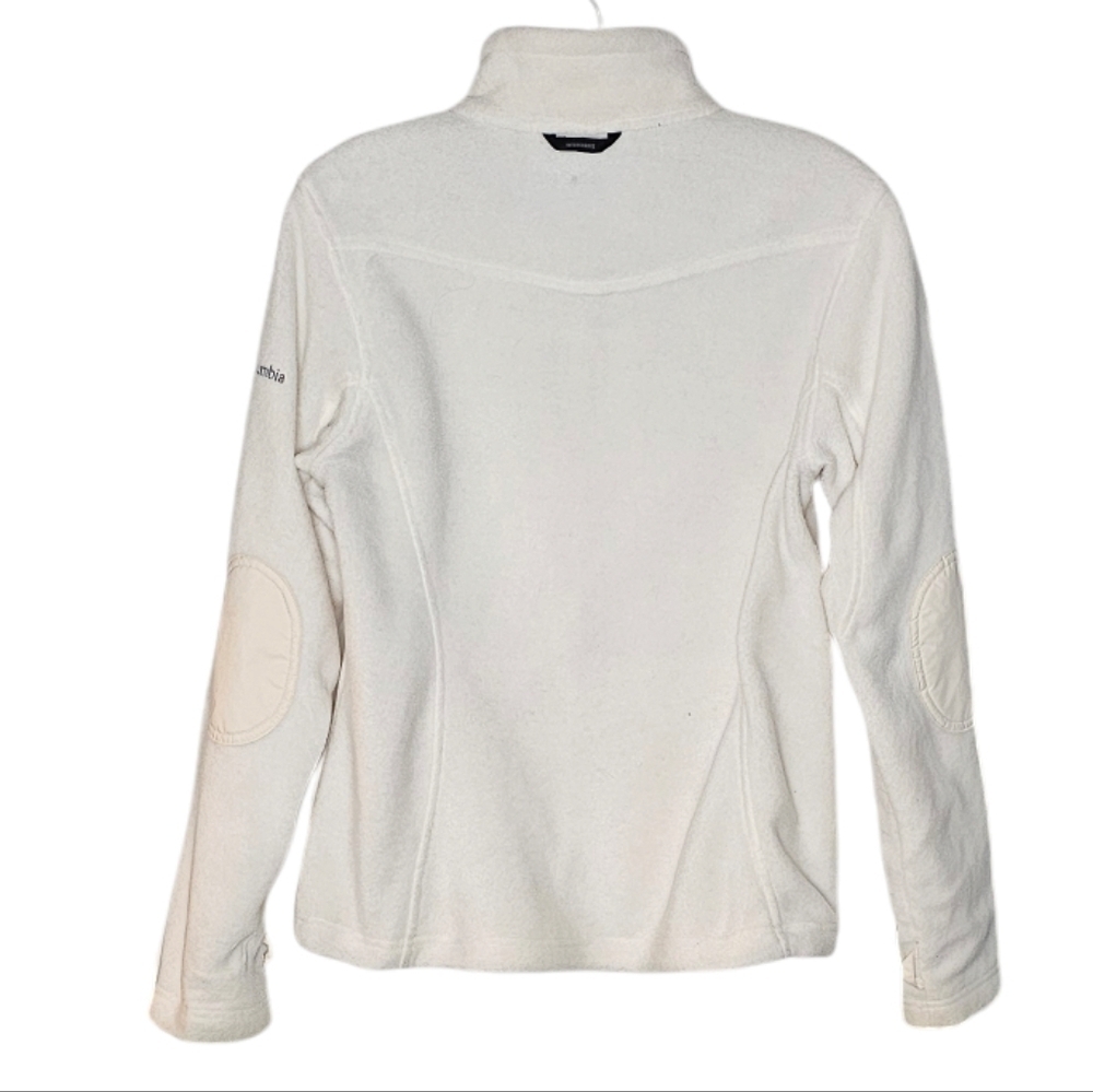 Columbia 3-in-1 Green Waterproof Ski Jacket Cream Fleece Inner Jacket womens med - Picture 9 of 16